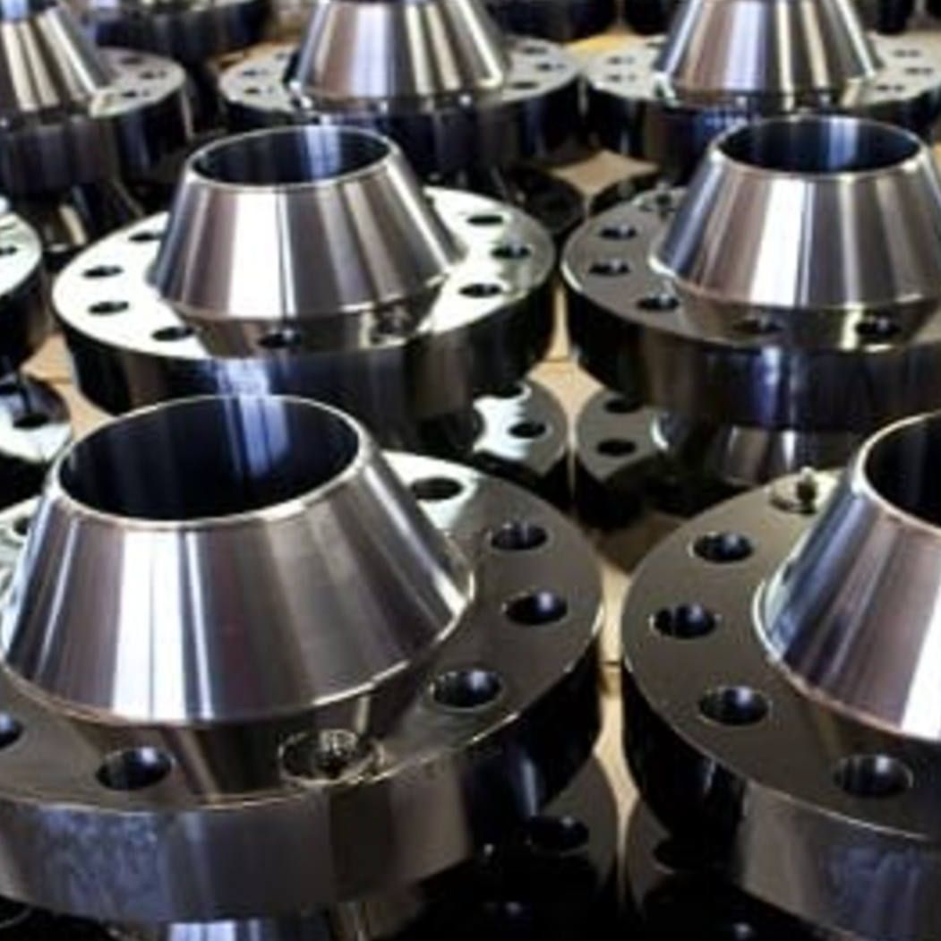 Steel checker plate at factory